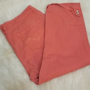 Nine West coral west end fit plus size capris